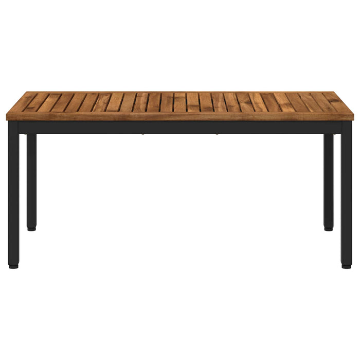 Masă de cafea Natural și Negru 50 x 100,5 x 45 cm WALTI