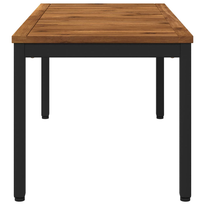 Masă de cafea Natural și Negru 50 x 100,5 x 45 cm WALTI