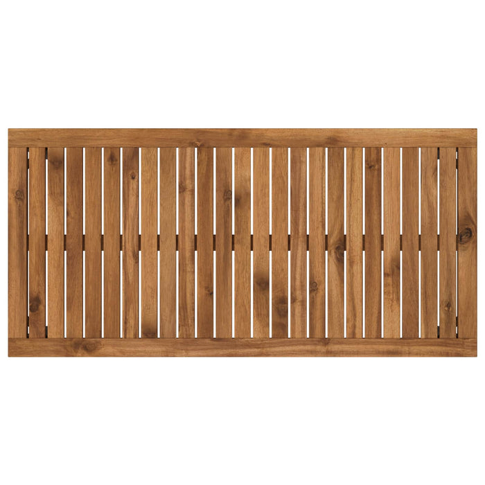 Masă de cafea Natural și Negru 50 x 100,5 x 45 cm WALTI
