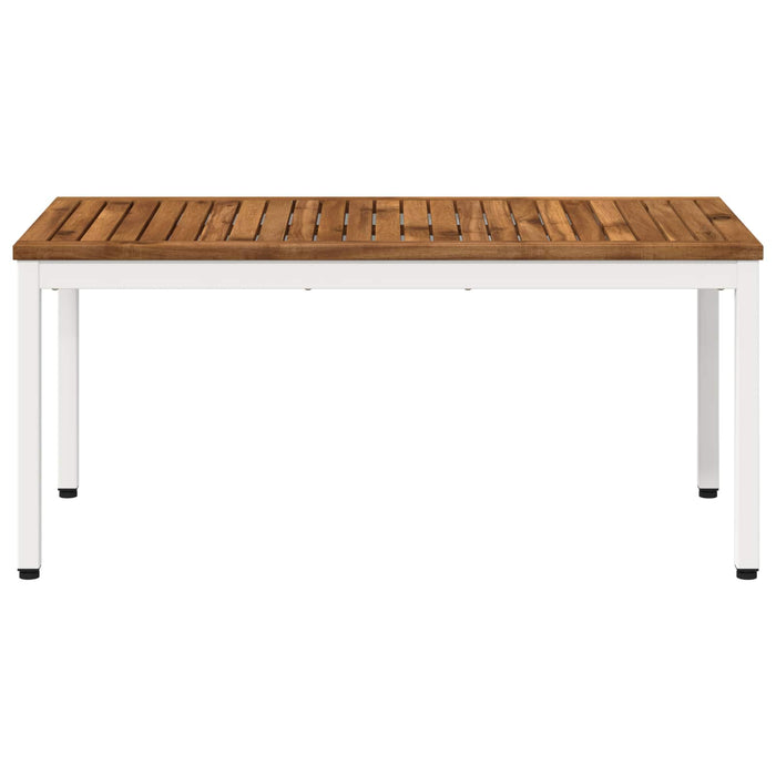 Masă de cafea Natural și Alb 50 x 100,5 x 45 cm WALTI