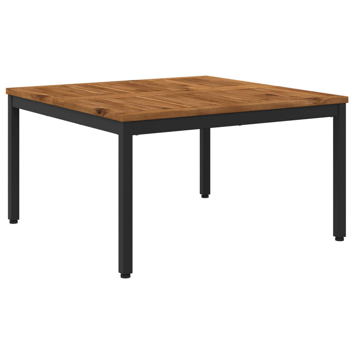 Masă de cafea Natural și Negru 80 x 80,5 x 45 cm WALTI