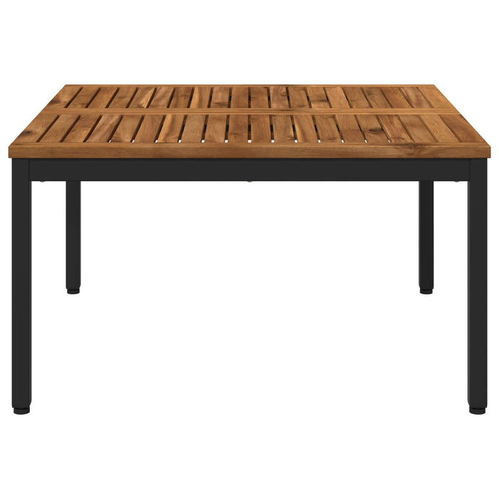 Masă de cafea Natural și Negru 80 x 80,5 x 45 cm WALTI