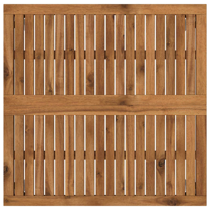 Masă de cafea Natural și Alb 80 x 80,5 x 45 cm WALTI