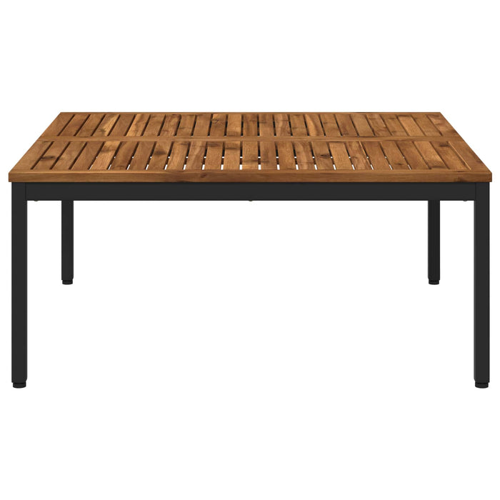 Masă de cafea Natural și Negru 100 x 100,5 x 45 cm - WALTI WALTI