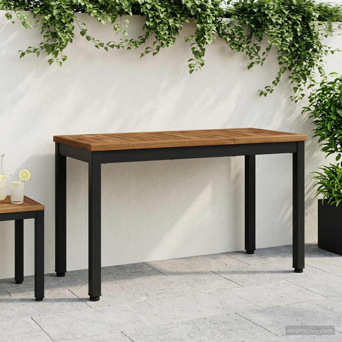 Bancă de grădină 80,5 x 35 x 45 cm Lemn Solid de Acacia - WALTI WALTI