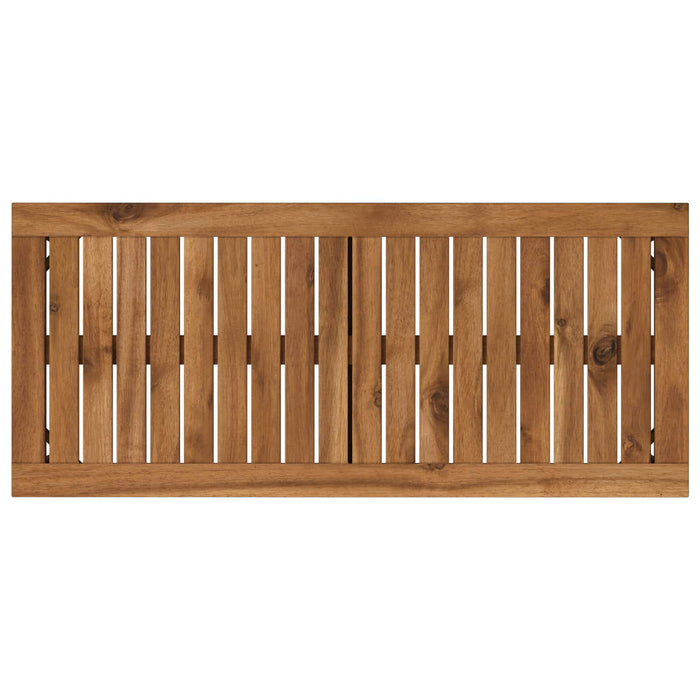 Bancă de grădină 80,5 x 35 x 45 cm Lemn Solid de Acacia - WALTI WALTI