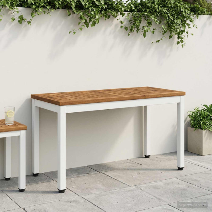 Bancă de grădină 80,5 x 35 x 45 cm Lemn Solid de Acacia - WALTI WALTI