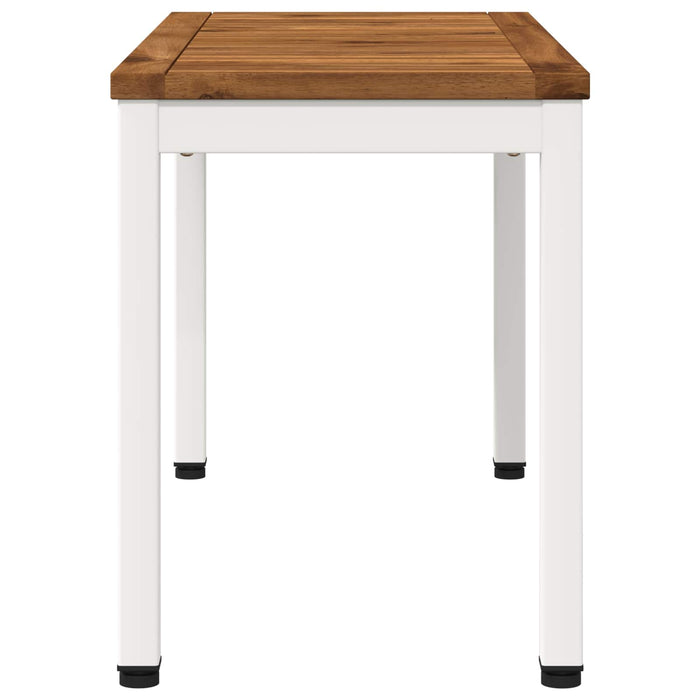 Bancă de grădină 80,5 x 35 x 45 cm Lemn Solid de Acacia WALTI