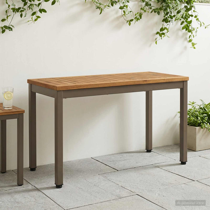 Bancă de grădină 80,5 x 35 x 45 cm Lemn Solid de Acacia - WALTI WALTI