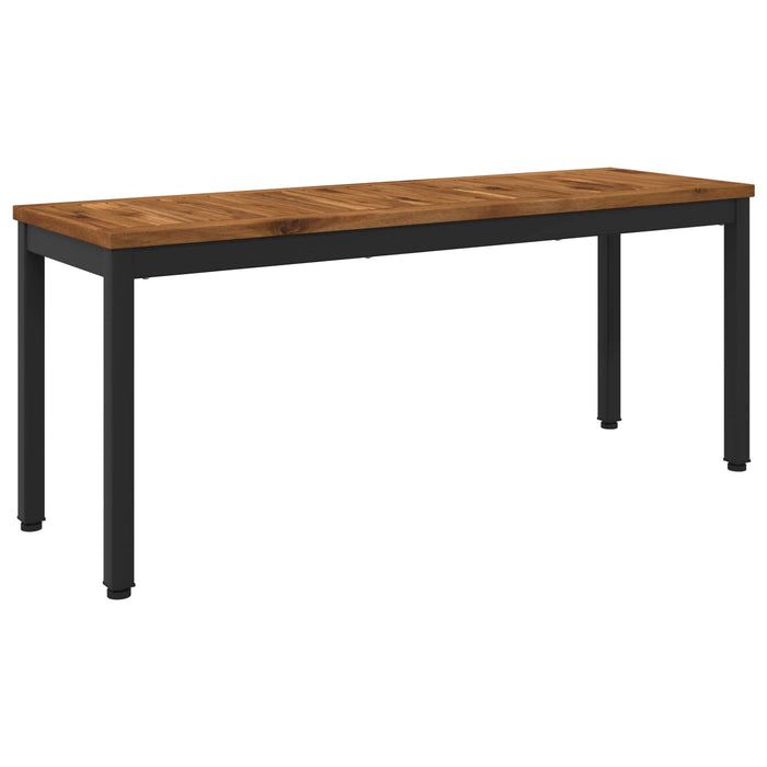 Bancă de grădină 108,5 x 35 x 45 cm Lemn Solid de Acacia WALTI