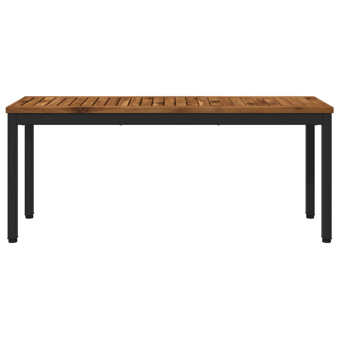 Bancă de grădină 108,5 x 35 x 45 cm Lemn Solid de Acacia WALTI