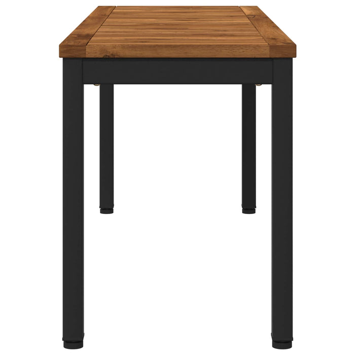 Bancă de grădină 108,5 x 35 x 45 cm Lemn Solid de Acacia WALTI