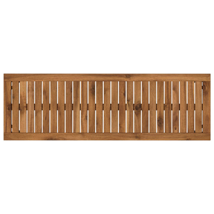 Bancă de grădină 108,5 x 35 x 45 cm Lemn Solid de Acacia WALTI