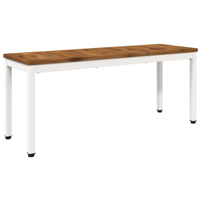 Bancă de grădină 108,5 x 35 x 45 cm Lemn Solid de Acacia - WALTI WALTI