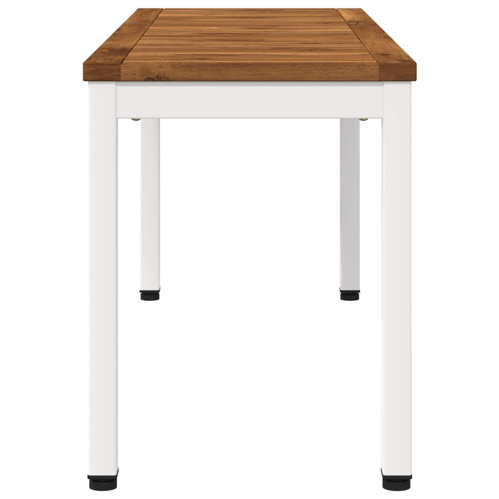 Bancă de grădină 108,5 x 35 x 45 cm Lemn Solid de Acacia - WALTI WALTI