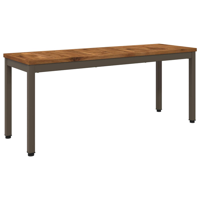 Bancă de grădină 108,5 x 35 x 45 cm Lemn Solid de Acacia WALTI