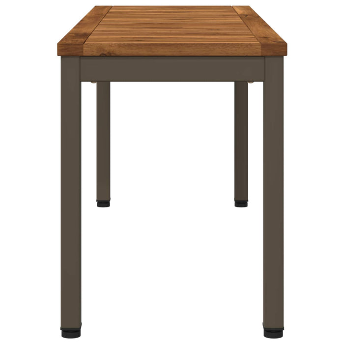 Bancă de grădină 108,5 x 35 x 45 cm Lemn Solid de Acacia WALTI
