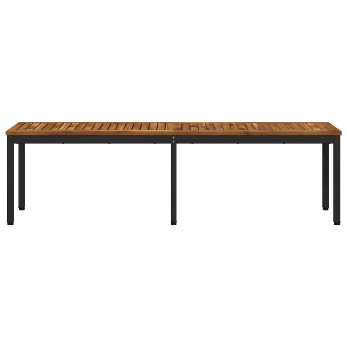 Bancă de grădină 161 x 35 x 45 cm Lemn Solid de Acacia WALTI