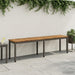 Bancă de grădină 161 x 35 x 45 cm Lemn Solid de Acacia - WALTI WALTI