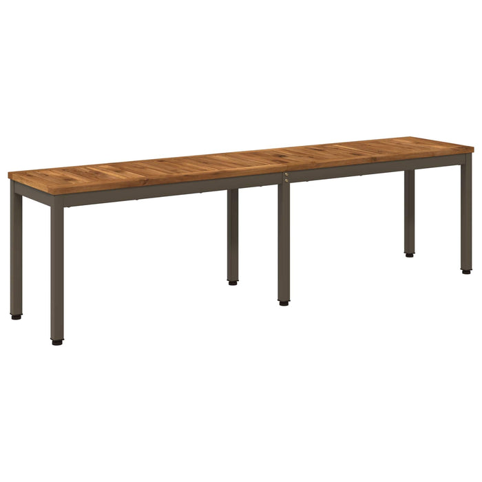 Bancă de grădină 161 x 35 x 45 cm Lemn Solid de Acacia WALTI