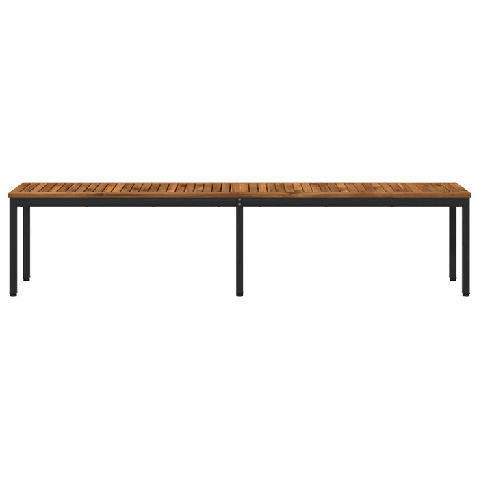 Bancă de grădină 201 x 35 x 45 cm Lemn Solid de Acacia WALTI
