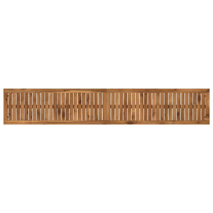 Bancă de grădină 201 x 35 x 45 cm Lemn Solid de Acacia WALTI