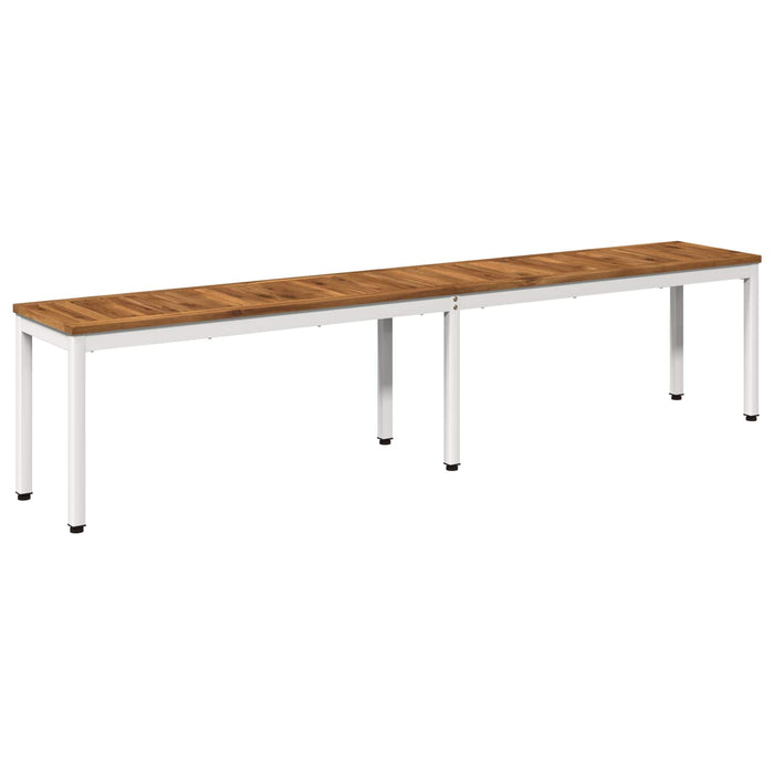 Bancă de grădină 201 x 35 x 45 cm Lemn Solid de Acacia - WALTI WALTI