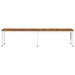 Bancă de grădină 201 x 35 x 45 cm Lemn Solid de Acacia - WALTI WALTI