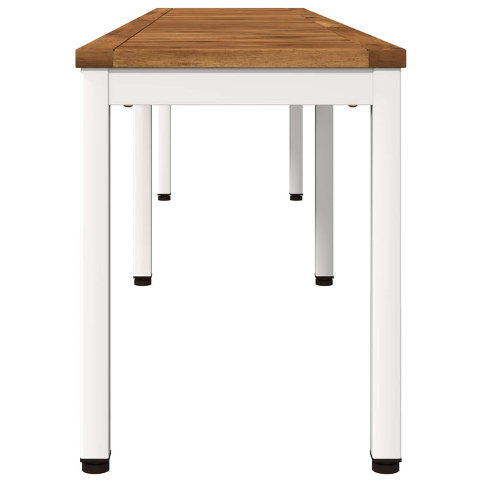 Bancă de grădină 201 x 35 x 45 cm Lemn Solid de Acacia - WALTI WALTI