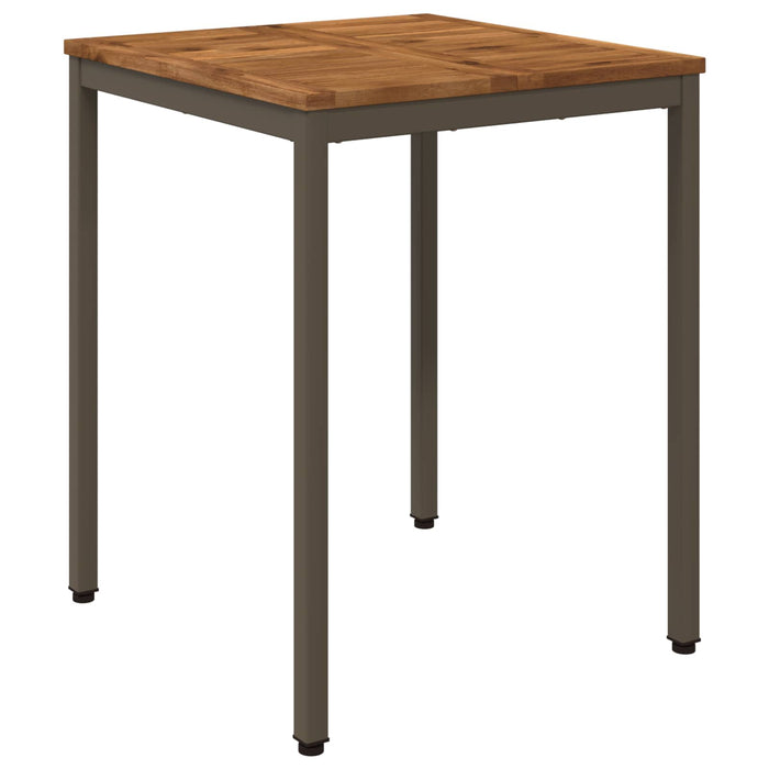 Masă de cină pentru grădină Natural și Cafea 60 x 60,5 x 75 cm WALTI