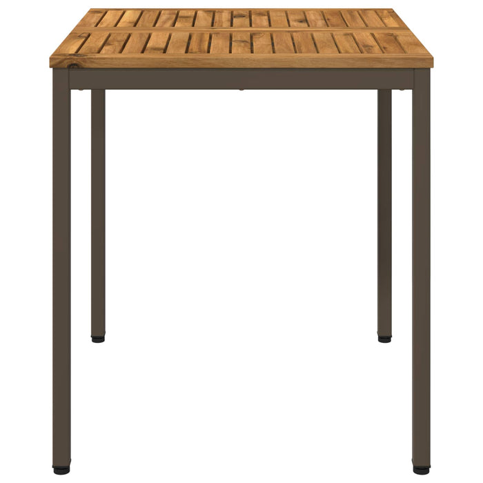 Masă de cină pentru grădină Natural și Cafea 70 x 68,5 x 75 cm WALTI