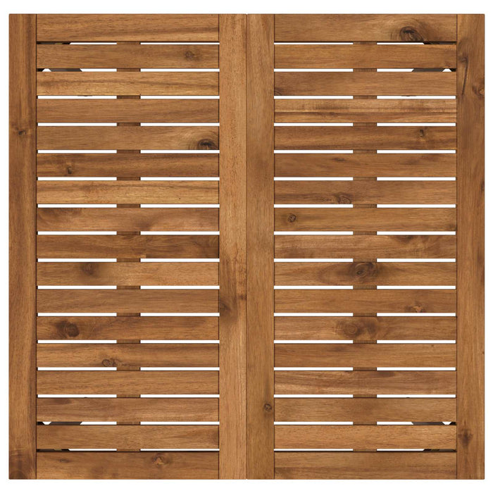 Masă de cină pentru grădină Natural și Cafea 70 x 68,5 x 75 cm WALTI