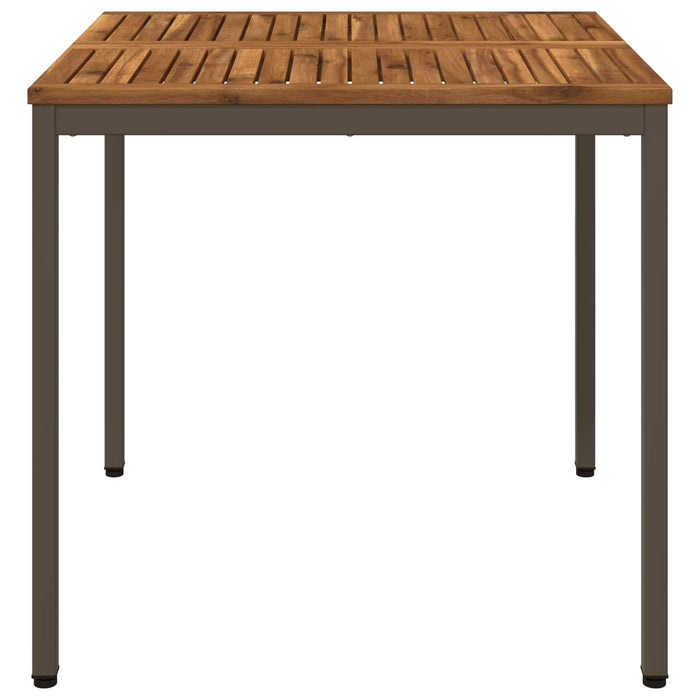 Masă de cină pentru grădină Natural și Cafea 80 x 80,5 x 75 cm WALTI