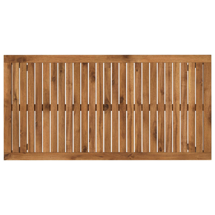 Masă de cină pentru grădină Natural și Cafea 108,5 x 55 x 75 cm WALTI