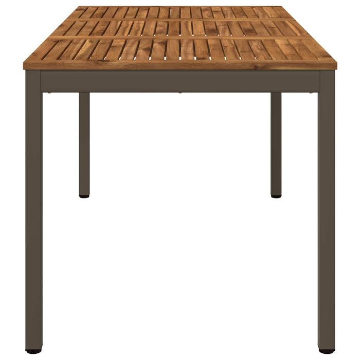 Masă de cină pentru grădină Natural și Cafea 141 x 80,5 x 75 cm WALTI