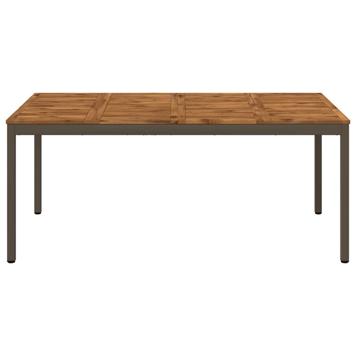 Masă de cină pentru grădină Natural și Cafea 147 x 88,5 x 75 cm WALTI