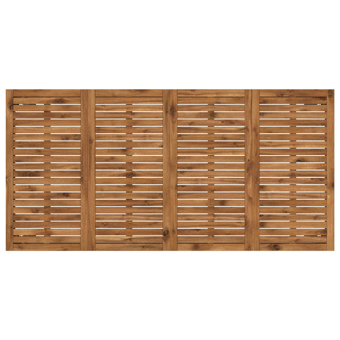 Masă de cină pentru grădină Natural și Cafea 147 x 88,5 x 75 cm WALTI