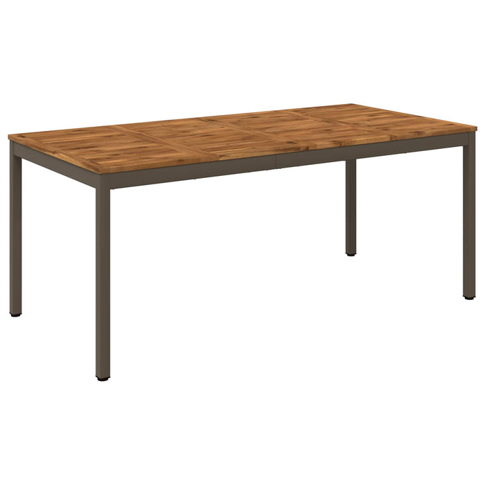 Masă de cină pentru grădină Natural și Cafea 180 x 88,5 x 75 cm WALTI