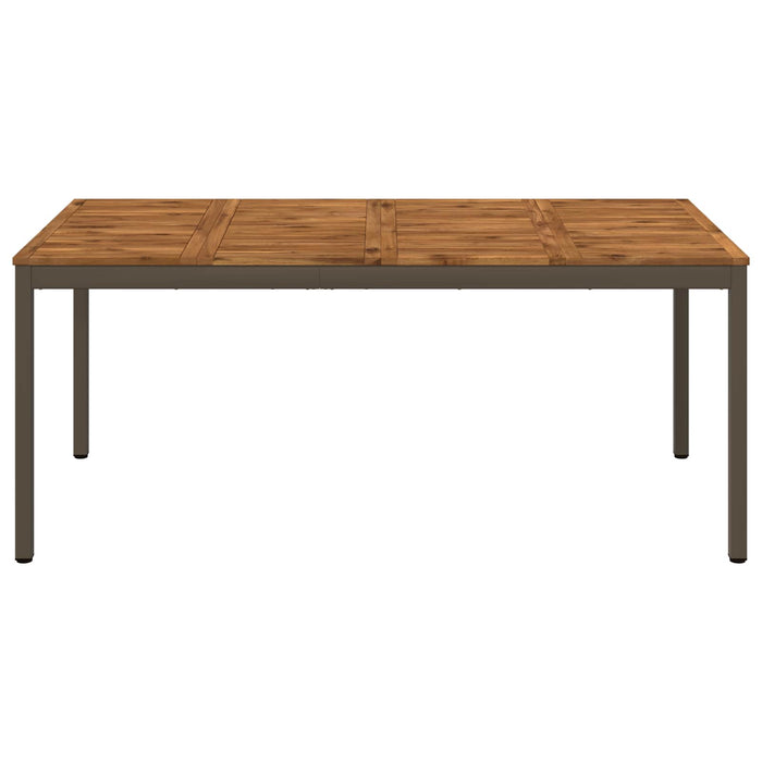 Masă de cină pentru grădină Natural și Cafea 180 x 88,5 x 75 cm WALTI