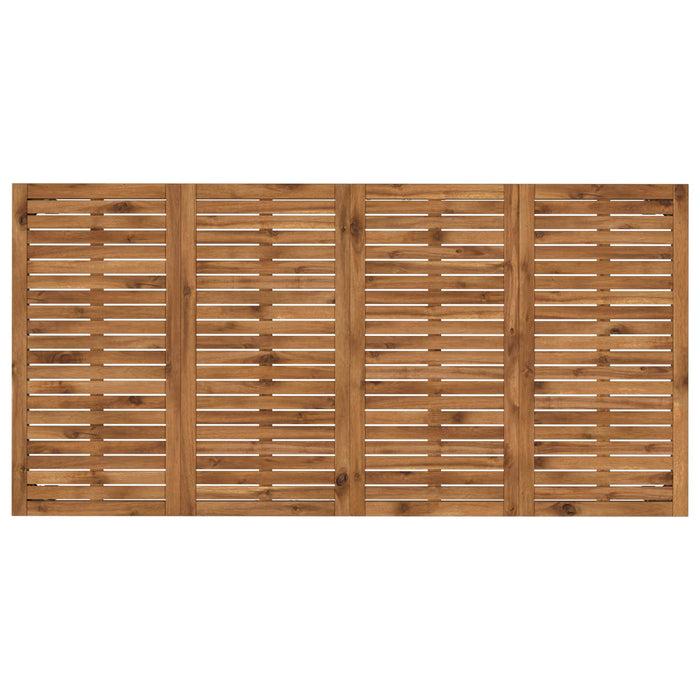 Masă de cină pentru grădină Natural și Cafea 180 x 88,5 x 75 cm WALTI