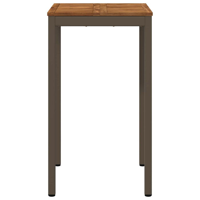 Masă de Bar în Grădină Natural și Cafea 60 x 60,5 x 105 cm - WALTI WALTI
