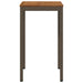 Masă de Bar în Grădină Natural și Cafea 60 x 60,5 x 105 cm - WALTI WALTI