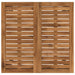 Masă de Bar în Grădină Natural și Negru 70 x 68,5 x 105 cm - WALTI WALTI