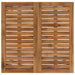 Masă de Bar în Grădină Natural și Alb 70 x 68,5 x 105 cm - WALTI WALTI