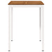 Masă de Bar în Grădină Natural și Alb 80 x 80,5 x 105 cm - WALTI WALTI