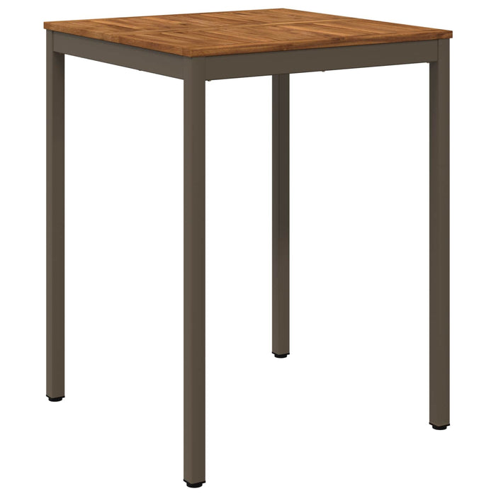 Masă de Bar în Grădină Natural și Cafea 80 x 80,5 x 105 cm WALTI