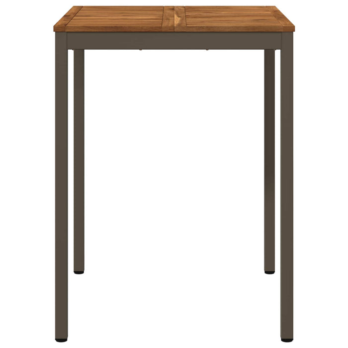 Masă de Bar în Grădină Natural și Cafea 80 x 80,5 x 105 cm WALTI