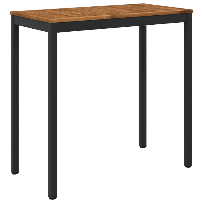 Masă de Bar în Grădină Natural și Negru 108,5 x 55 x 105 cm - WALTI WALTI