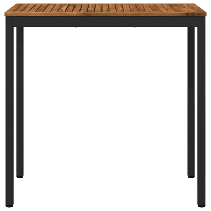 Masă de Bar în Grădină Natural și Negru 108,5 x 55 x 105 cm - WALTI WALTI