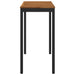 Masă de Bar în Grădină Natural și Negru 108,5 x 55 x 105 cm - WALTI WALTI